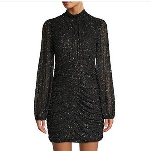 Jay Godfrey Bugle Hand-Beaded Cocktail Dress.